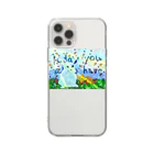 AkironBoy's_Shopのうさぎと小鳥　Harmony Soft Clear Smartphone Case