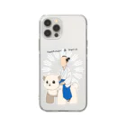 ぬま's ショップの武士さんの日常（透けるVer.） Soft Clear Smartphone Case