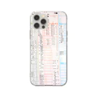 九 時 @ミスiD2021『ミスiD2021 ねぇきいて?宇宙を救うのはきっと本賞の血液表 Soft Clear Smartphone Case