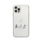 ainoのサメさんと仲間たちpretend Soft Clear Smartphone Case
