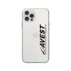 AVEST-アベスト-公式ショップのAVESTロゴ　スマホケース　クリア Soft Clear Smartphone Case