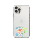 tikiのtiki《100%》 Soft Clear Smartphone Case