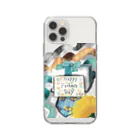 AkironBoy's_ShopのTITINOHI＝Father’sDay 「父の日に、👔や🎁はいかがですか？」 Soft Clear Smartphone Case
