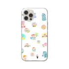 tikiのtiki《カラフル》 Soft Clear Smartphone Case