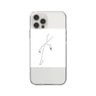 Fumitsuki's ShopsのGIRL Soft Clear Smartphone Case