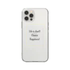 __shio__の人生は短い！ Soft Clear Smartphone Case