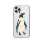 山田デイジーのおめかしペンギン Soft Clear Smartphone Case