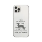 onehappinessのワイマラナー Soft Clear Smartphone Case