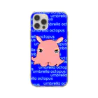 LalaHangeulのumbrella octopus(めんだこ) 英語バージョン② Soft Clear Smartphone Case