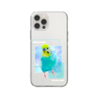 むーむー小屋のちびちゃんです！濃いめ用セリフ付き Soft Clear Smartphone Case