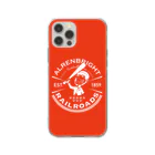 PoooompadoooourのRailroads お猿さんエンブレム 赤 Soft Clear Smartphone Case