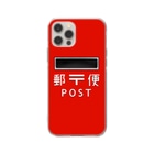 すとろべりーガムFactoryの郵便ポスト スマホケース Soft Clear Smartphone Case