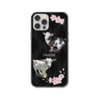 ショップやぎかいのごしっくなFuwa&Mow Soft Clear Smartphone Case