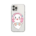 マゴロミ。の伝説のアザラシあざびえさん Soft Clear Smartphone Case