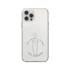 TaikiRacingClubShopのmarulogo【BND】kuro Soft Clear Smartphone Case