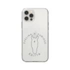 TaikiRacingClubShopのmarulogo【EDI】kuro Soft Clear Smartphone Case