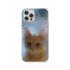 SUPER CATの磨り硝子越しの何か Soft Clear Smartphone Case