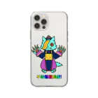 ねこや久鶻堂のキョンシーにゃん Soft Clear Smartphone Case