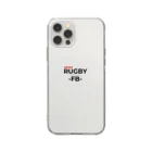 里野書店のRUGBY-FB- Soft Clear Smartphone Case