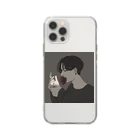 少年MJのタバコ吸う男 Soft Clear Smartphone Case