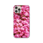 てくてく写真館の芝桜 Soft Clear Smartphone Case