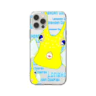 LalaHangeulのLonghorn Cowfish(コンゴウフグ) ソフトクリアスマホケース