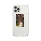 ひなたぼっこの街の花 Soft Clear Smartphone Case