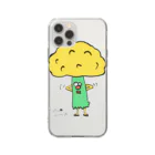 Katsuo_works （カツオワークス）の少しアウトローを行くブロッコリー Soft Clear Smartphone Case