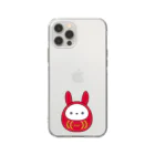 minato_nuinuiのだるまさんnuinui Soft Clear Smartphone Case