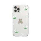くまのパピコ＊made in bear＊の鈴蘭とくま Soft Clear Smartphone Case
