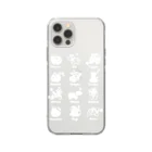 SU-KUのThe Zodiac of Fukushima(白抜き) Soft Clear Smartphone Case