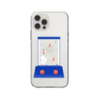 soratoのウォーターゲームにいるうさぎ Soft Clear Smartphone Case