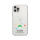 taffy'sのCode for Yamaguchi ドット柄 Soft Clear Smartphone Case