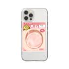 すとろべりーガムFactoryのパンにはさむハム Soft Clear Smartphone Case