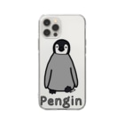 MrKShirtsのPengin (ペンギン) 色デザイン Soft Clear Smartphone Case