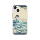 SONOTENI-ARTの003-008　葛飾北斎　『富嶽三十六景　甲州石班沢』　クリア　スマホケース　iPhone 13mini/12mini/11Pro専用デザイン　CC4 Soft Clear Smartphone Case