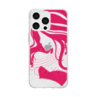 JOKERS FACTORYのLIPSTICK ON YOUR COLLAR Soft Clear Smartphone Case