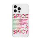 LONESOME TYPE ススのSPICE SPICY（Chili） Soft Clear Smartphone Case