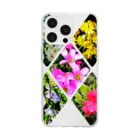 LalaHangeulの野の花シリーズ　X(エックス) Soft Clear Smartphone Case