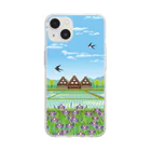 SoraTamagoの春の風景 part2 spc002 Soft Clear Smartphone Case