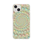 薈.collectionのfractalartデザインスマホケース Soft Clear Smartphone Case