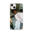 sisuの介護人形恐怖の写真 Soft Clear Smartphone Case