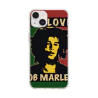 ３rd LaughのBOB MARLEY [ONE LOVE] ソフトクリアスマホケース