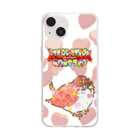 デコレーションモンスター@夢を叶えるお手伝い！のデコモン【ふくちゃん】 Soft Clear Smartphone Case