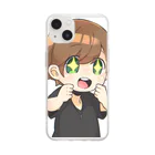 💚🍈キャピオカメロン🍈💚のキャピ3 Soft Clear Smartphone Case