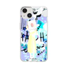 SHACHIのコラージュSHACHI（クール） Soft Clear Smartphone Case