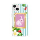 お豆ママのPrincess  Rabbit Soft Clear Smartphone Case