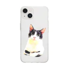 のらねこのナツ Soft Clear Smartphone Case