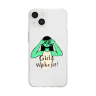 Ying Yang DOGのGirls Wake up! Soft Clear Smartphone Case