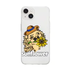 sunflowerのsunflower Borusitiくん Soft Clear Smartphone Case